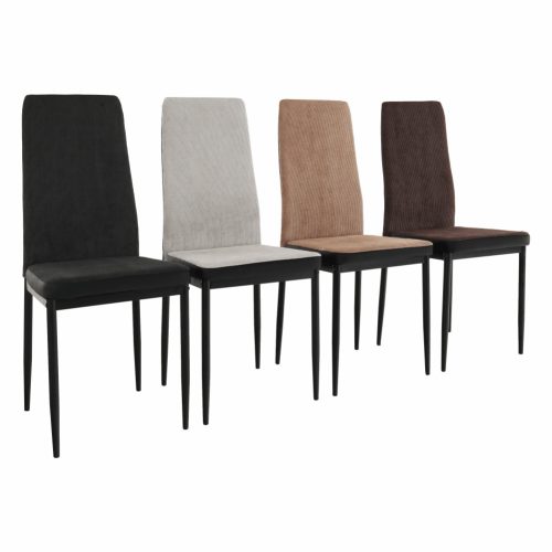 Étkező szék, sotétszürke/fekete, ENRA