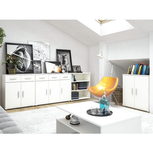 Komód, fehér, RESITA TYP 1