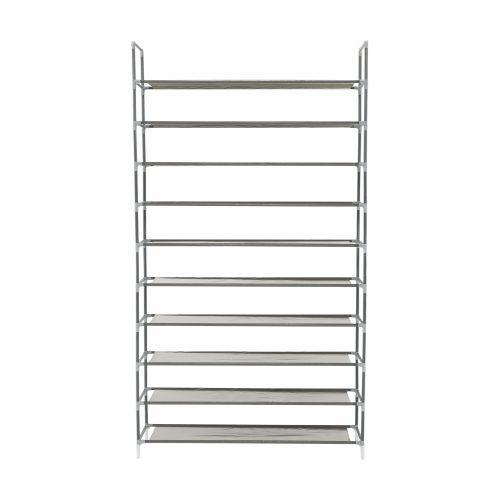 10-soros cipőpolc, szürke, FILOU