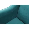 Kényelmes fotel, türkíz/bükk, BREDLY