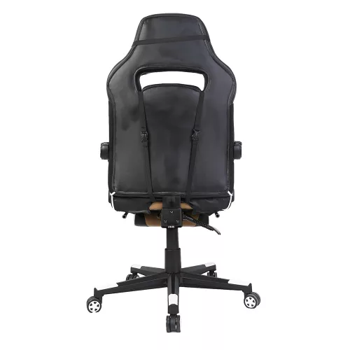 Irodai/gamer fotel, fekete/fehér/bézs, OZGE