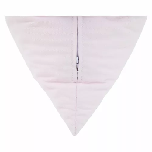 Babzsák, fehér/rózsaszín/szürke, POMPOM