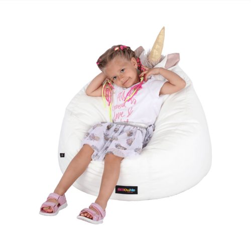 Babzsák unikornis, fehér, INOROG