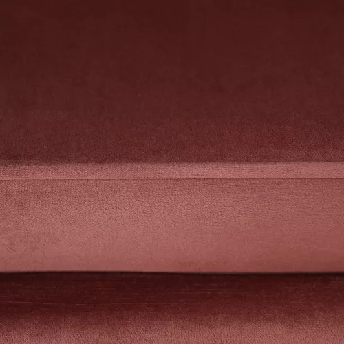 Pad Art-deco stílusban, rózsaszín Velvet anyag/gold chróm-arany, NOBLIN