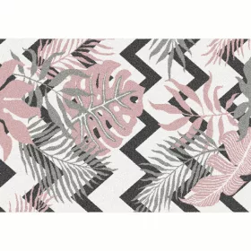 Szőnyeg, sokszínű, leveles minta, 100x150, SELIM