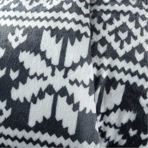 Kétoldalas bárány takaró, téli motívum, 150x200, MALENA