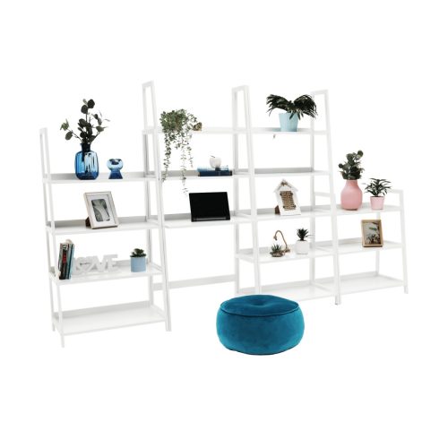 3 polcos állvány, fehér, REON TYP 1