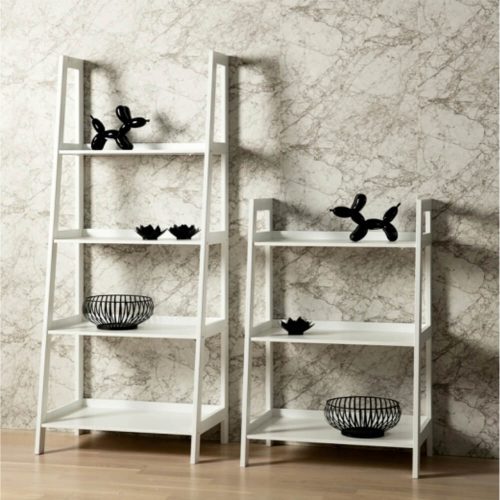 5 polcos állvány, fehér, REON TYP 3