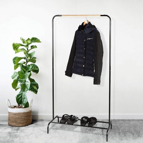 Akasztó, fekete/természetes, RAPSO