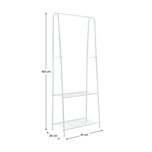 Akasztó, fehér, BELINDA