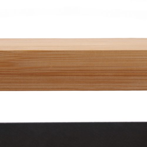 4 polcos állvány, természetes/fekete, NAOKO