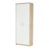 Zárt polcos szekrény, sonoma tölgy/fehér, JOHAN 2 NEW 05