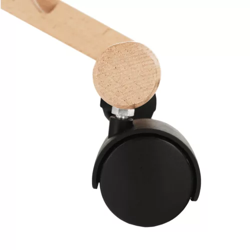 Ergonomikus térdelőszék, krémszínű/bükkfa, GROCO