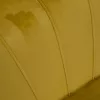 Pad Art-deco stílusban, mustár színűVelvet anyag/gold chróm-arany, NOBLIN
