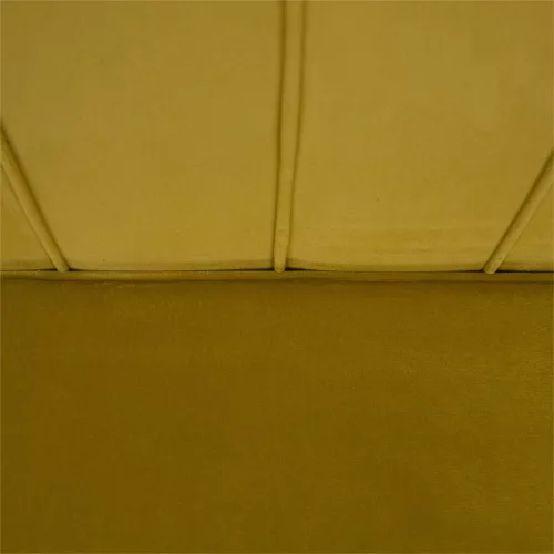 Pad Art-deco stílusban, mustár színűVelvet anyag/gold chróm-arany, NOBLIN