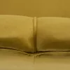 Pad Art-deco stílusban, mustár színűVelvet anyag/gold chróm-arany, NOBLIN