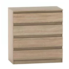 4 fiókos komód, tölgy sonoma, HANY NEW 004