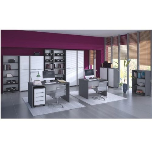 Magas könyvespolc, grafit, RIOMA NEW TYP 02