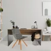 Íróasztal, grafit/tölgyfa artisan, RIOMA NEW TYP 11