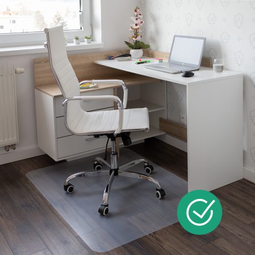 Védőalátét a szék alá, átlátszó, 120x90 cm, 0, 5 mm, ELLIE  NEW TYP 2