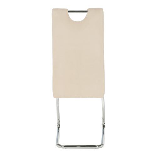 Étkezőszék, bézs Dulux Velvet szövet/világos varrás, ABIRA NEW