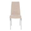 Étkezőszék, bézs Dulux Velvet szövet/króm, GERDA NEW