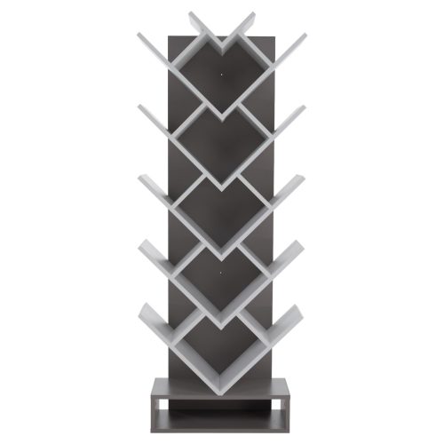 Polcrendszer, szürke/fehér, VEVEY