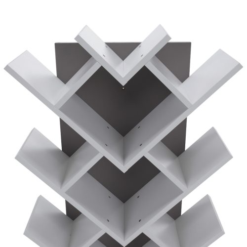 Polcrendszer, szürke/fehér, VEVEY