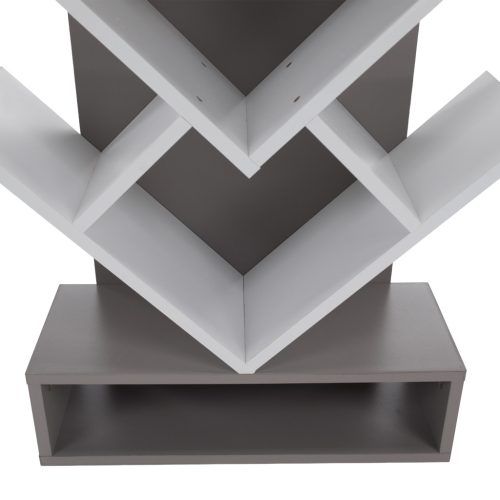 Polcrendszer, szürke/fehér, VEVEY