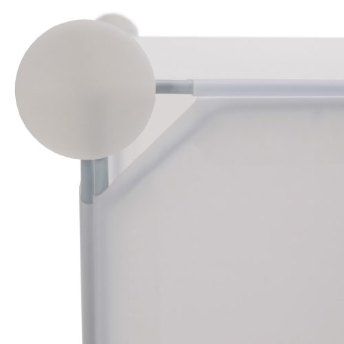 Gyerek moduláris szekrény, fehér/barna minta, KIRBY