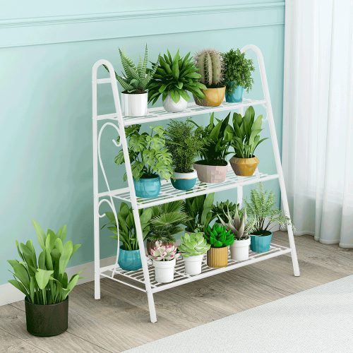 Polcállvány, 3 polcos, fehér, VERUMA