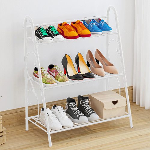 Polcállvány, 3 polcos, fehér, VERUMA