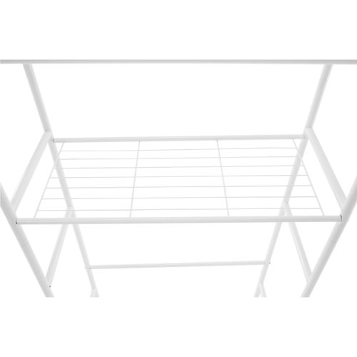 Polcállvány a mosógép fölé, fehér, VIMERA