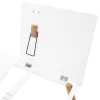 Notebook asztal/táblagép tartó, fehér/természetes bambusz, MELTEN