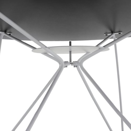 Dohányzóasztal, fekete  tölgy/fehér, MIKEL NEW