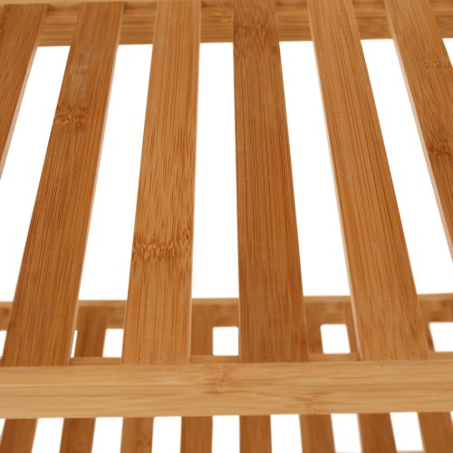 5 polcos polcállvány, természetes bambusz, FIORE TYP 3