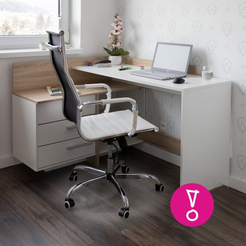 Védőalátét a szék alá, átlátszó, 120x120 cm, 0,8 mm, ELLIE NEW TYP 8