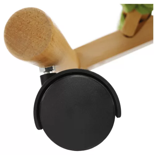 Ergonomikus térdelőszék, rzöld/bükkfa, GROCO
