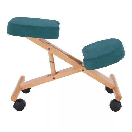 Ergonomikus térdelőszék, kerozin/bükkfa, FLONET