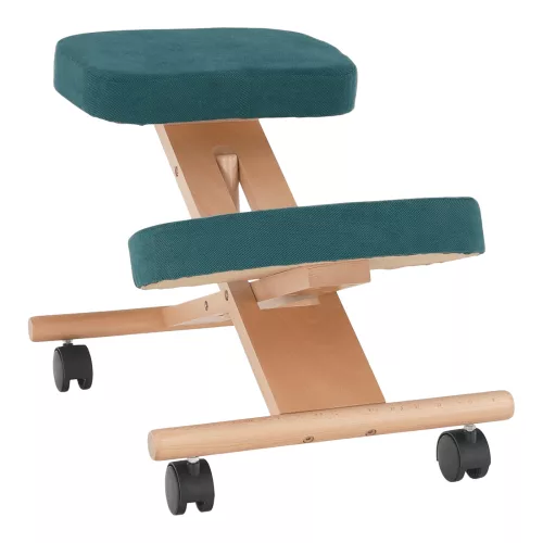 Ergonomikus térdelőszék, kerozin/bükkfa, FLONET