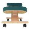 Ergonomikus térdelőszék, kerozin/bükkfa, FLONET
