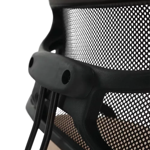 Ergonomikus zsámoly, bézs/fekete, RUFUS