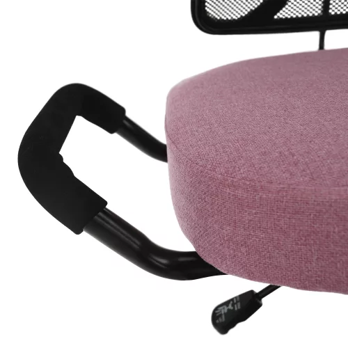 Ergonomikus zsámoly, rózsaszín/fekete, RUFUS