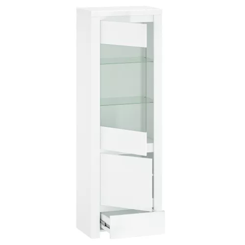 Vitrin 1D1W1S, fehér fényes, LINDY