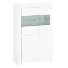 Vitrin 2D2W, fehér fényes, LINDY