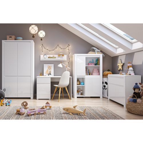 Polcállvány 2D, fehér fényes, LINDY