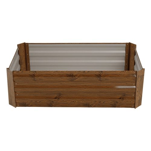 Magasított virágágy, barna, acél, NONKY TYP 5
