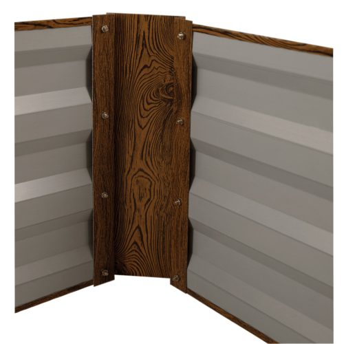 Magasított virágágy, barna, acél, NONKY TYP 5