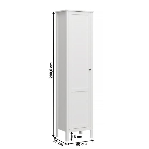 Polcos állvány 1D, fehér, OLJE