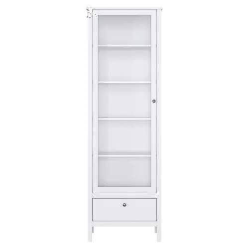 Vitrin 1W1S, fehér, OLJE